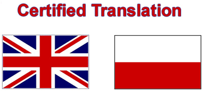 Certified translation into Polish